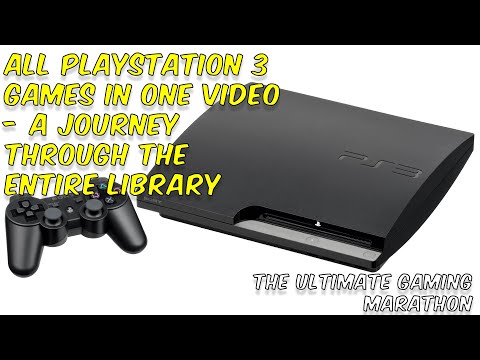 Every PS3 Game In One Video - Showcasing the Diversity and Quality of the Playstation 3 Library