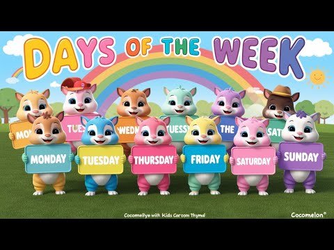 Days of the Week Song for Kids Learn with Fun | Nursery Rhymes & Educational Songs