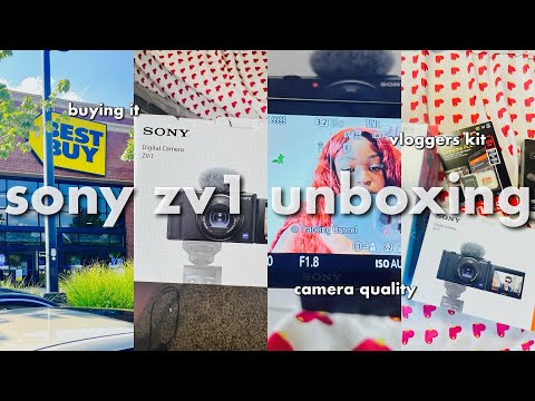 sony zv1 unboxing & review ✭| my first camera!