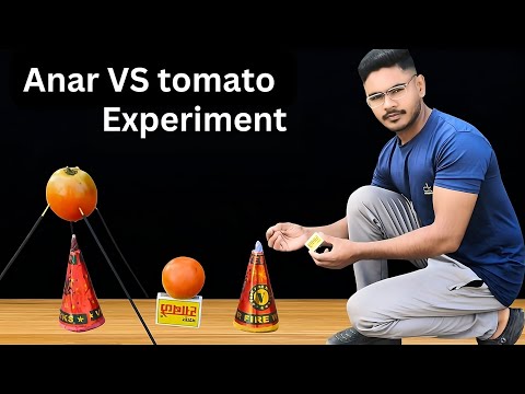 Anar vs tomato  amazing experiment - crazy Taka Tak| #experiment