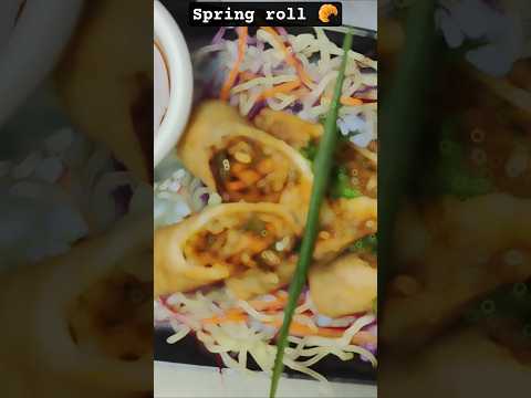 SPRING ROLL 🥐 READY TO EAT 🤤 #food #challenge #chefselection #shorts #culinary #cook #socialcooking
