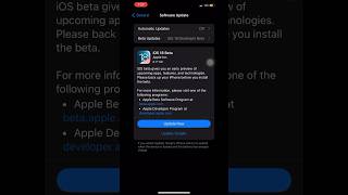 Install iOS 18 Beta #ios18beta #ios18 #apple