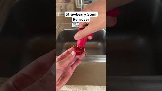 Strawberry Stem Remover #Shorts