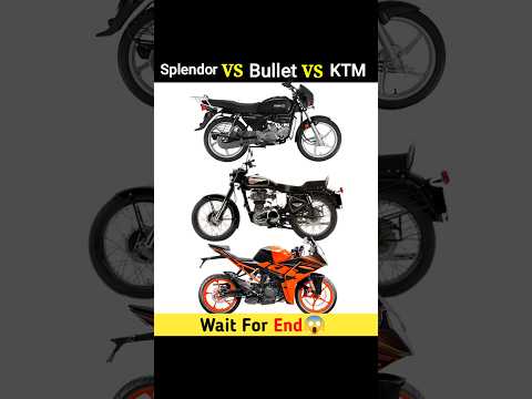 SPLENDOR VS BULLET VS KTM ✌️👑🤙