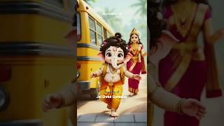 Little Ganesha’s First Day Of School Will Melt Your Heart ❤️🎒 🙏| #shorts #viral #trending