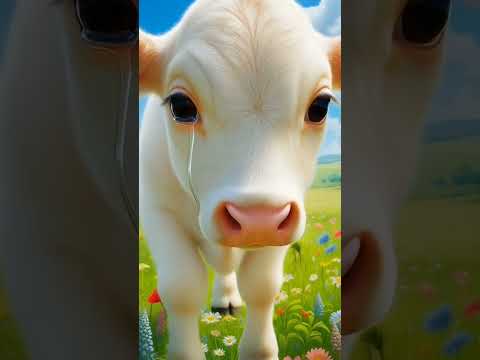 Lion and cow baby friendship #cow #youtubeshorts #viral #aivideo