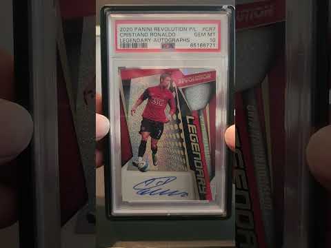 Goat Investment Cristiano Ronaldo Autograph PSA 10! #collectables #sportscards