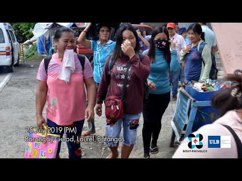 Gulod, Laurel Taal Volcano Evacuation Drill
