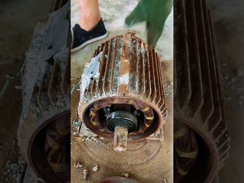 Old Electric Motor Disassembly Like a Pro 🔧 | #RepairTips #Recycling #Workshop