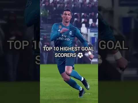 Top 10 highest goal scorers #top10 #ranked #footballers #ronaldo #soccer #footballshorts