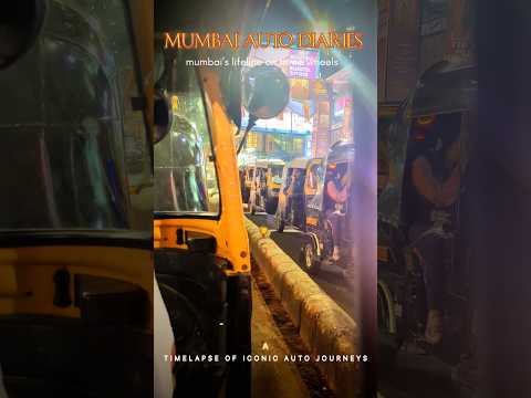 🚦 Mumbai Traffic Through an Auto Ride | Time-Lapse Vibes 🌆 #MumbaiDiaries