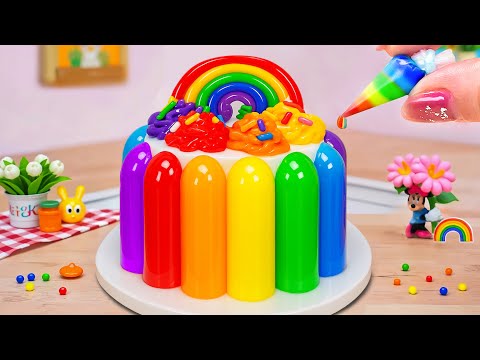 Delicious Jelly Choco Buttercream 🌈 1000+ Yummy Mini Cake Decorating 🍒 Cake In Wonderland