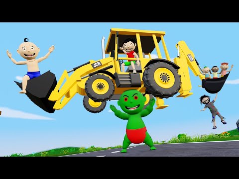 Pagal Bittu Sittu Aur Chirkut Wala Cartoon | Toy Jcb Wala Cartoon | Jcb Tractor | Gadi Wala Cartoon