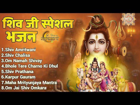 शिव जी भक्ति भजन : ॐ नमः शिवाय, शिव अमृतवाणी, शिव चालीसा, महामृत्युंजय मंत्र, ॐ जय शिव ओंकारा