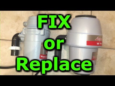 Garbage Disposal removal and replacement installation if Disposer not working Waste King