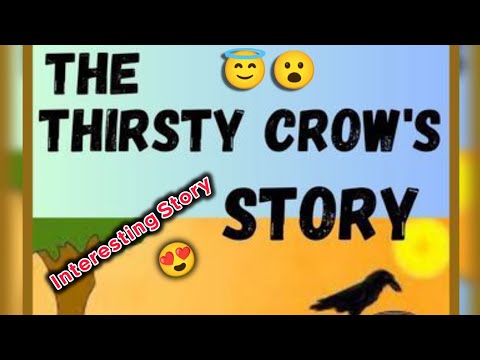 Thirsty Crow: A Timeless Fable of Resourcefulness and Wisdom #englishstory #subscribe #learnenglish
