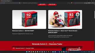 SWITCH 2 PRE-ORDERS FINALLY STARTED (USA/Canada)
