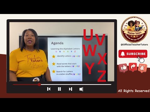 UVWXYZ Alphabet Adventure! 🚀✨ Learn & Play with Fun Words!