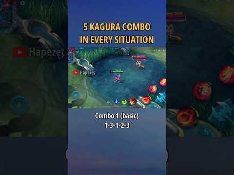 5 Kagura Combo in Every Situation #kagura #kaguracombo #mobilelegends #shorts