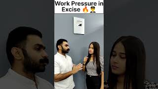 Work Pressure in Excise Inspector👨‍✈️🔥|| #shorts #ssccgl #excise