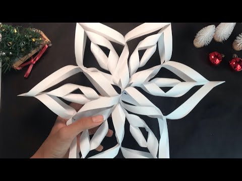 How to make a 3D Paper Snowflake