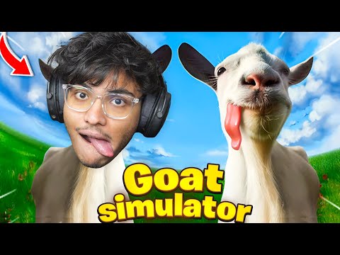 GOAT SIMULATOR FUNNY MOMENTS !