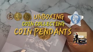 COIN COLLECTING: UNBOXING COIN PENDANTS #coin #coinsworthmoney #collection #treasuresearch #money