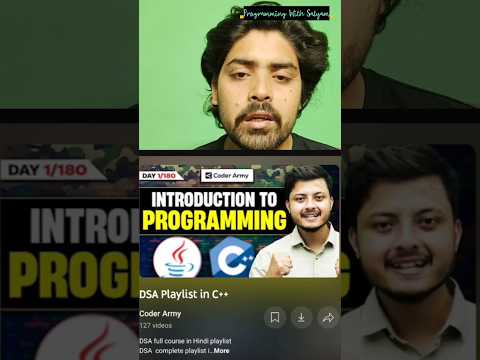 100% Free best data structure & algorithm complete course  with @CoderArmy9    brother✨ ❤