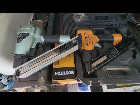 Best strap tite Strip nailer nail gun Hitachi Metabo HPT v Bostitch Strap Shot Metal Connecting teco