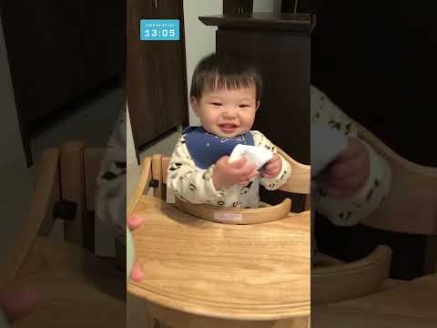 離乳食を食べる！【20250214】