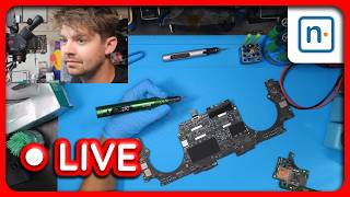 LIVE - Can I Fix This MacBook with PCB Layer Damage??