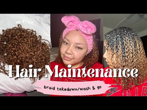 Braid takedown/ wash & go