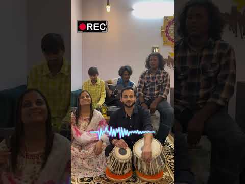vrindavan se khud ko joda🪷✨ #music #behindthescene #bhajan