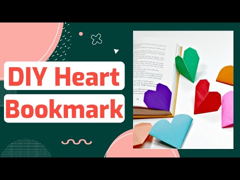 Diy Heart Bookmark | Crafts Space |❤️
