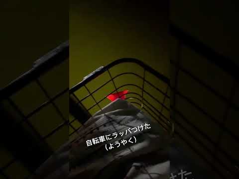 自転車にラッパ付けてみた