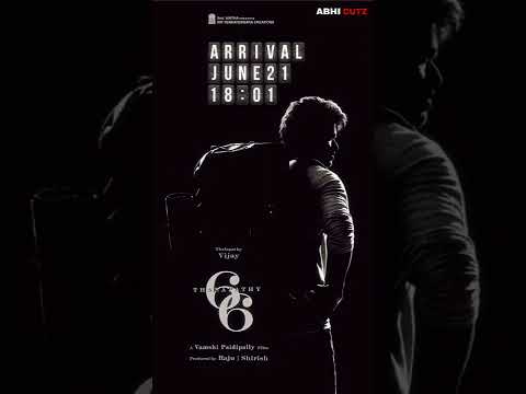 Thalapathy 66 First Poster Whatsapp Status 🔥 | 1st Look On June 21@6:01