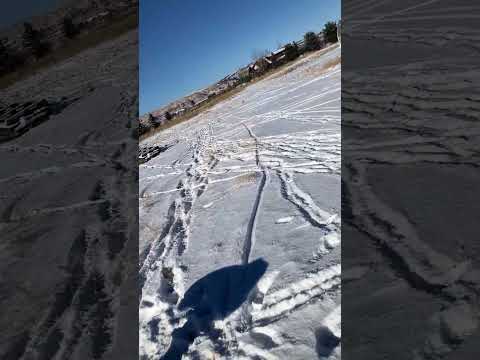 Hobbyking axn floater in the snow