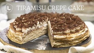 Tiramisu Crepe Cake | Food Channel L Recipes
