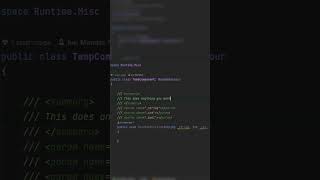 Unity Tips: Part 16 - TRIPLE slash comments #unity #unitytips #unitytutorial
