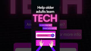 Got tech skills? 💻 Use them for good! #SilverTechSociety #TechForGood #techhelp #digitalinclusion