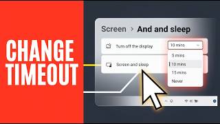 How to Change Screen Timeout in Windows 11 (Keep Screen Awake)