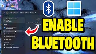 How To Enable Bluetooth On Laptop In Windows 11