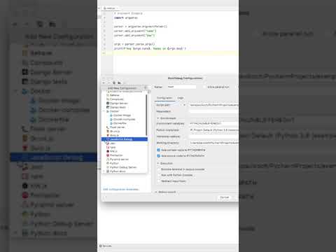 Running Python scripts with arguments using PyCharm built-in run options!