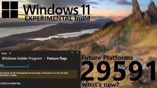 Windows 11 Experimental Build 29591 (Future Platforms): What's New?