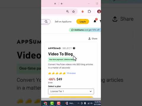 Video to Blog AI Review 2024: Video To Text Converter for $49! #shorts #viral #youtubeshorts