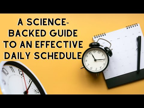 A Science Backed Guide to an Effective Daily Schedule