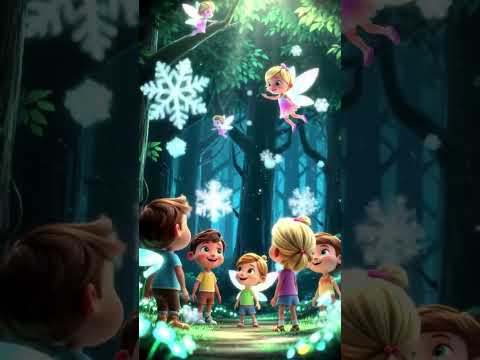 Penguin Turns Snowflakes into Dancing Fairies! ❄️🐧🧚✨ #Shorts
