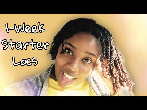1 WEEK STARTER LOCS 🔒 Layla's Loc Journey