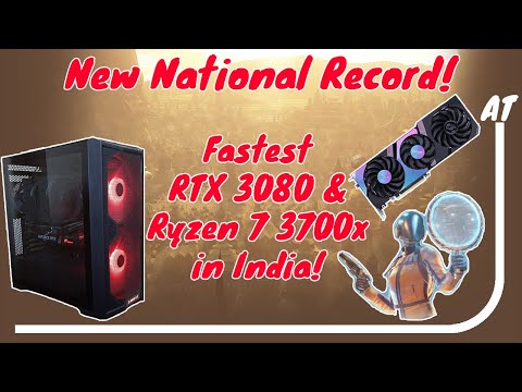 RTX 3080 + Ryzen 7 3700x National Record Overclocking. Fastest in the country.