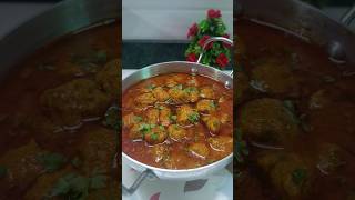 spicy Soyabean curry recipe 😋#झणझणीत सोयाबीन भाजी#soyachunk curry#soya masala#youtubeshorts#recipe